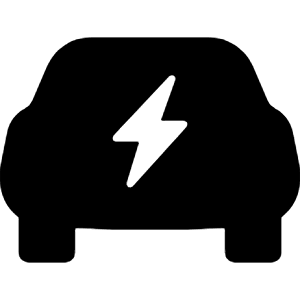 Ev Front Fill Icon from Bootstrap Set