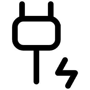 Ev Plug Charging Icon from Iconoir Regular Set
