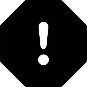 Exclamation Octagon Fill Icon from Bootstrap Set