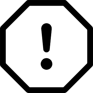 Exclamation Octagon Icon from Bootstrap Set
