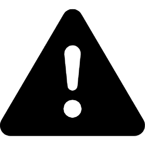 Exclamation Triangle Fill Icon from Bootstrap Set