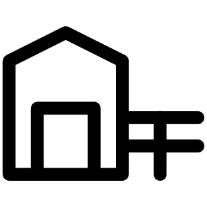 Farm Icon from Iconoir Regular Set