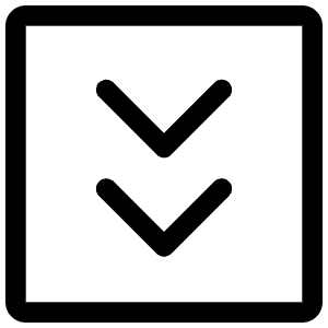 Fast Arrow Down Square Icon from Iconoir Regular Set
