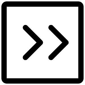 Fast Arrow Right Square Icon from Iconoir Regular Set