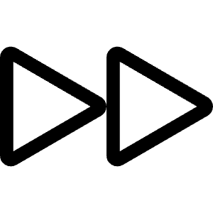 Fast Forward Icon from Bootstrap Set