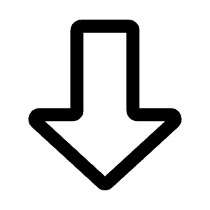 Fat Arrow Down Icon from Mynaui Line Set