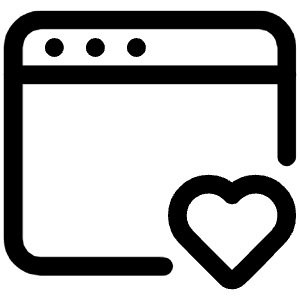 Favourite Window Icon from Iconoir Regular Set