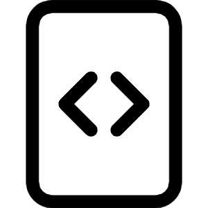 File Code Icon from Bootstrap Set