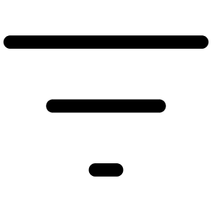 Filter List Icon from Iconoir Regular Set