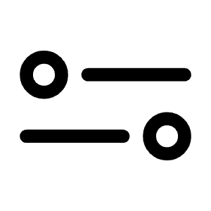 Fine Tune Icon from Mynaui Line Set