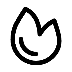 Fire Icon from Mynaui Line Set