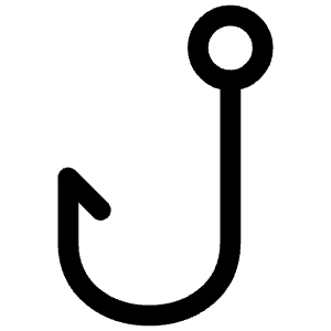 Fishing Icon from Iconoir Regular Set