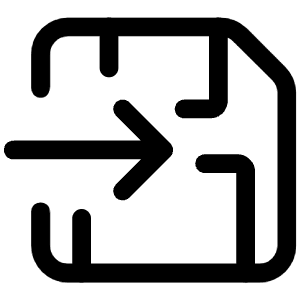 Floppy Disk Arrow In Icon from Iconoir Regular Set