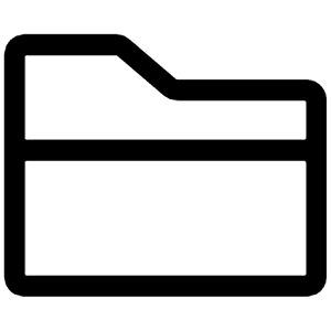 Folder Icon from Iconoir Regular Set