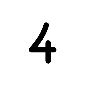 Four Icon from Mynaui Line Set