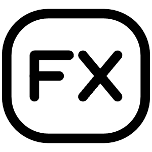 Fx Tag Icon from Iconoir Regular Set