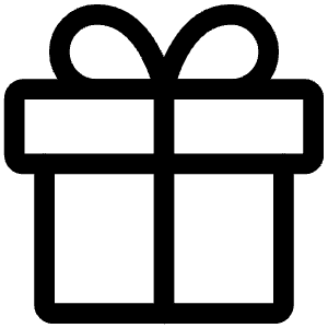 Gift Icon from Iconoir Regular Set