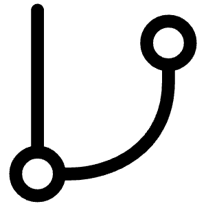 Git Branch Icon from Iconoir Regular Set