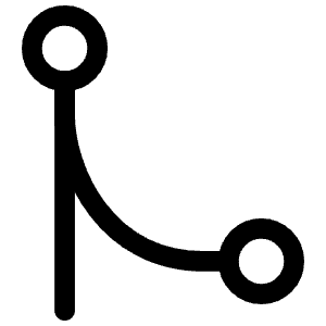 Git Merge Icon from Iconoir Regular Set