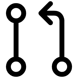 Git Pull Request Icon from Iconoir Regular Set