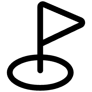 Golf Icon from Iconoir Regular Set