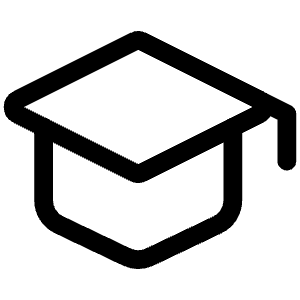 Graduation Cap Icon from Iconoir Regular Set