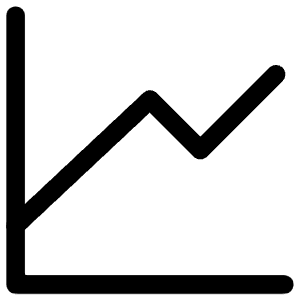 Graph Up Icon from Iconoir Regular Set