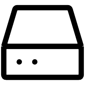 Hard Drive Icon from Iconoir Regular Set