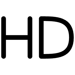 Hd Icon from Iconoir Regular Set