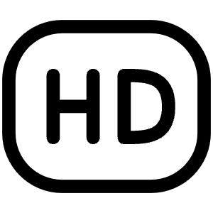 Hd Display Icon from Iconoir Regular Set