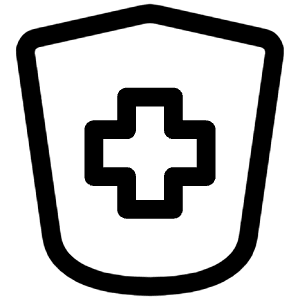 Health Shield Icon from Iconoir Regular Set