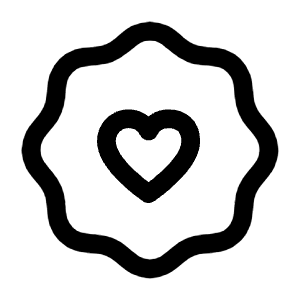 Heart Waves Icon from Mynaui Line Set