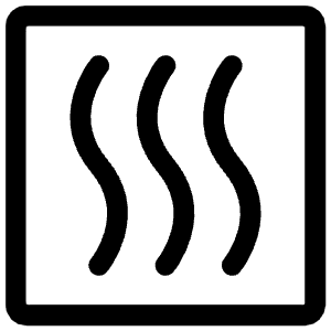 Heating Square Icon from Iconoir Regular Set