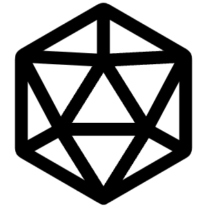 Hexagon Dice Icon from Iconoir Regular Set