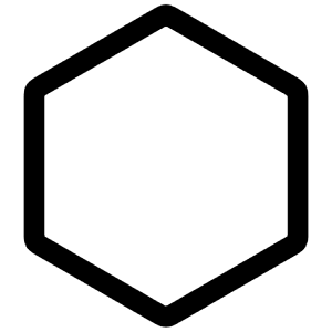 Hexagon Icon from Iconoir Regular Set