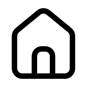 Home Icon from Mynaui Line Set