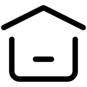 Home Alt Slim Horiz Icon from Iconoir Regular Set