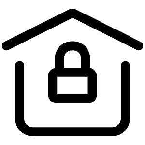 Home Secure Icon from Iconoir Regular Set