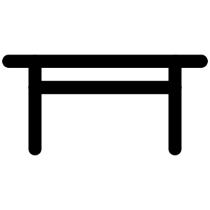 Home Table Icon from Iconoir Regular Set