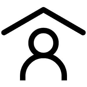 Home User Icon from Iconoir Regular Set