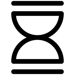 Hourglass Icon from Iconoir Regular Set