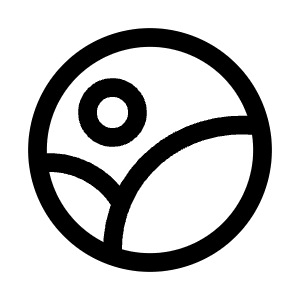 Image Circle Icon from Mynaui Line Set