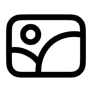 Image Rectangle Icon from Mynaui Line Set