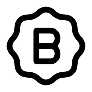 Letter B Waves Icon from Mynaui Line Set