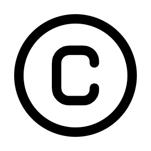 Letter C Circle Icon from Mynaui Line Set