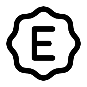 Letter E Waves Icon from Mynaui Line Set