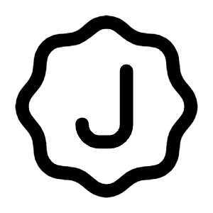 Letter J Waves Icon from Mynaui Line Set