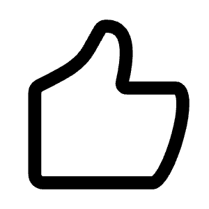 Like Icon from Mynaui Line Set