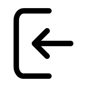 Login Icon from Mynaui Line Set