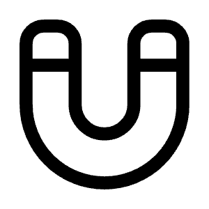 Magnet Icon from Mynaui Line Set